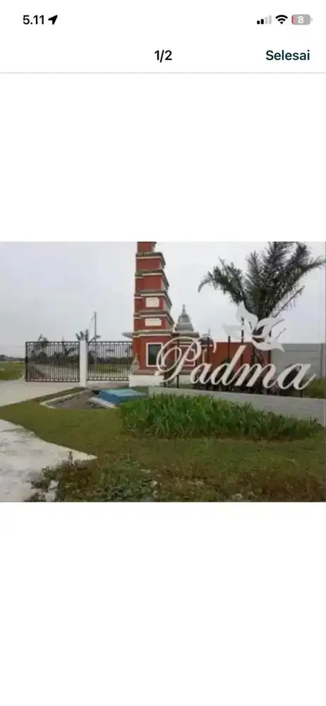 Dijual tanah kavlingcluster padma