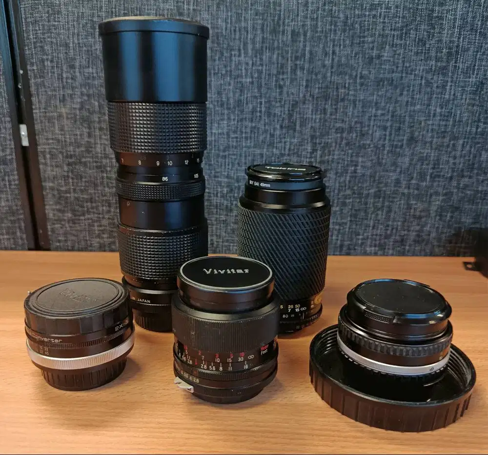 Lensa Kamera Borongan 5 Lensa, 8 Filter, Beauty Scenery Filter 20pcs