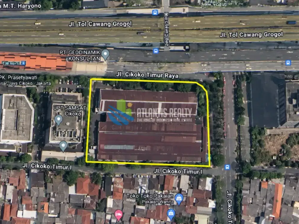 Dijual tanah lahan komersial di Jakarta - MT Haryono jakarta selatan