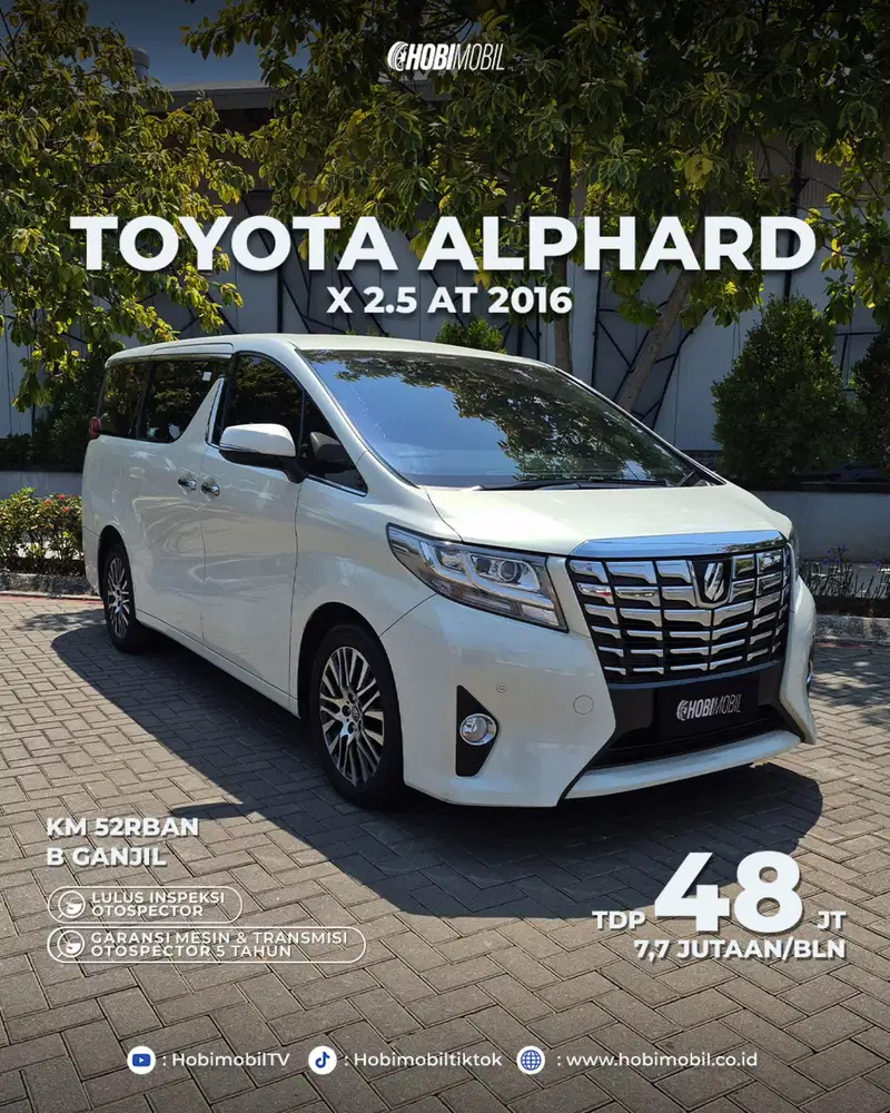 Alphard X 2.5 AT Thn 2016