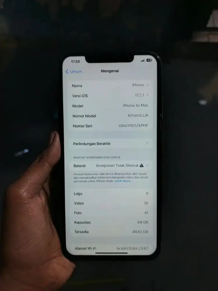 iPhone xsmax ex inter 64gb