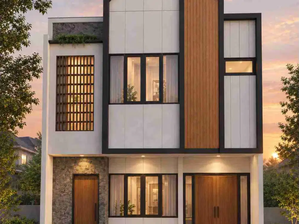 Jual rumah 2 pantai,. jakarta timur