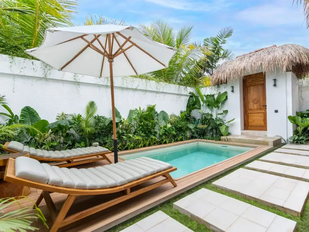 Vila siap huni dengan 2 kamar tidur di Ubud!