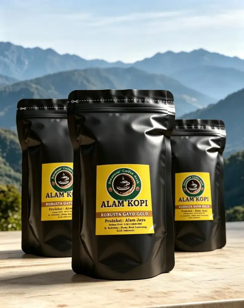 Bubuk kopi Robusta Premium 100g