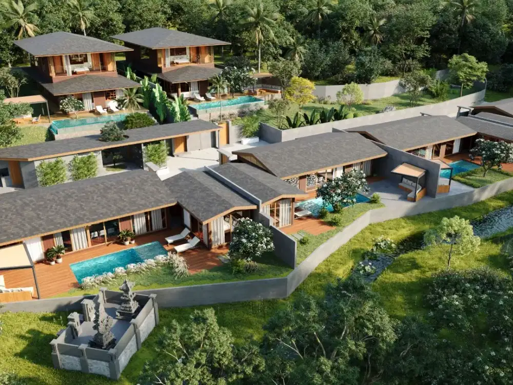 Vila investasi dengan lahan luas dan area pribadi!