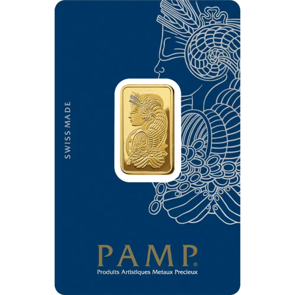 Gold Bar PAMP Suisse 10 gr Veriscan Lady Fortuna Emas