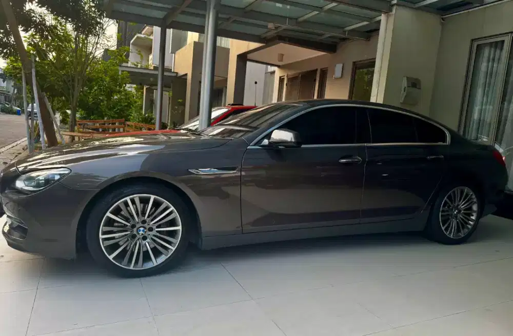 BMW 640i Gran Coupe F06 Grey Panoramic Mods Steer MSport Siap Pakai