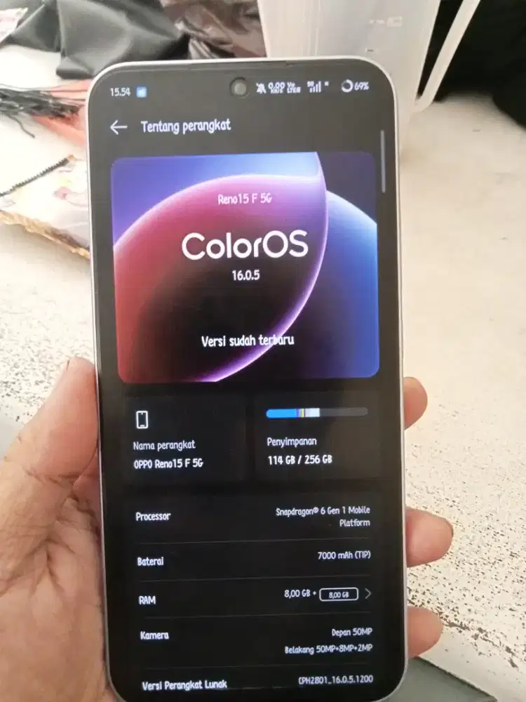 OPPO RENO 15F 5G 8/258GB