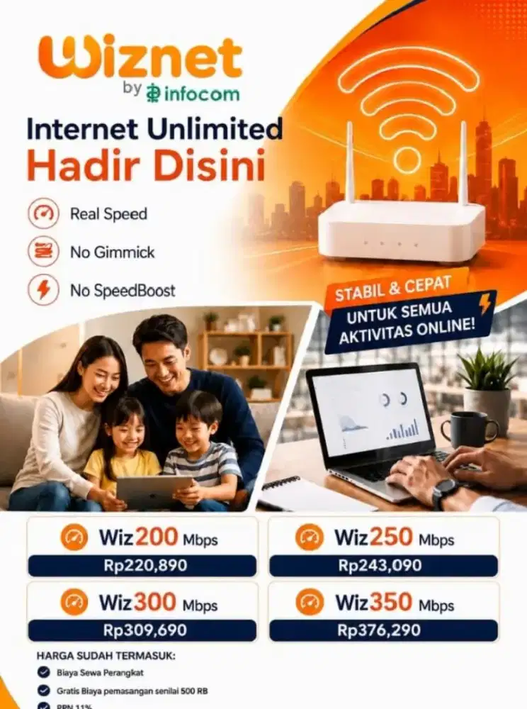 Pasang internet Wifi Tangerang