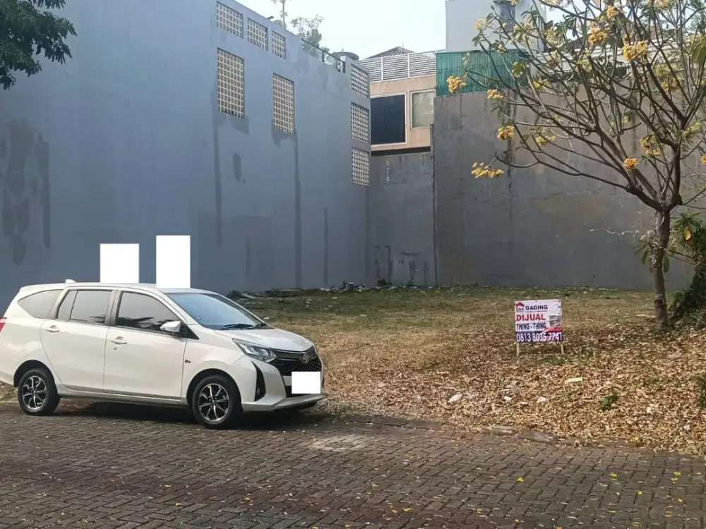 Ss.3924 - Murah !! Tanah Siap Pakai 16,5 x 25 mtr Hadap Barat Selatan di Villa Gading Indah