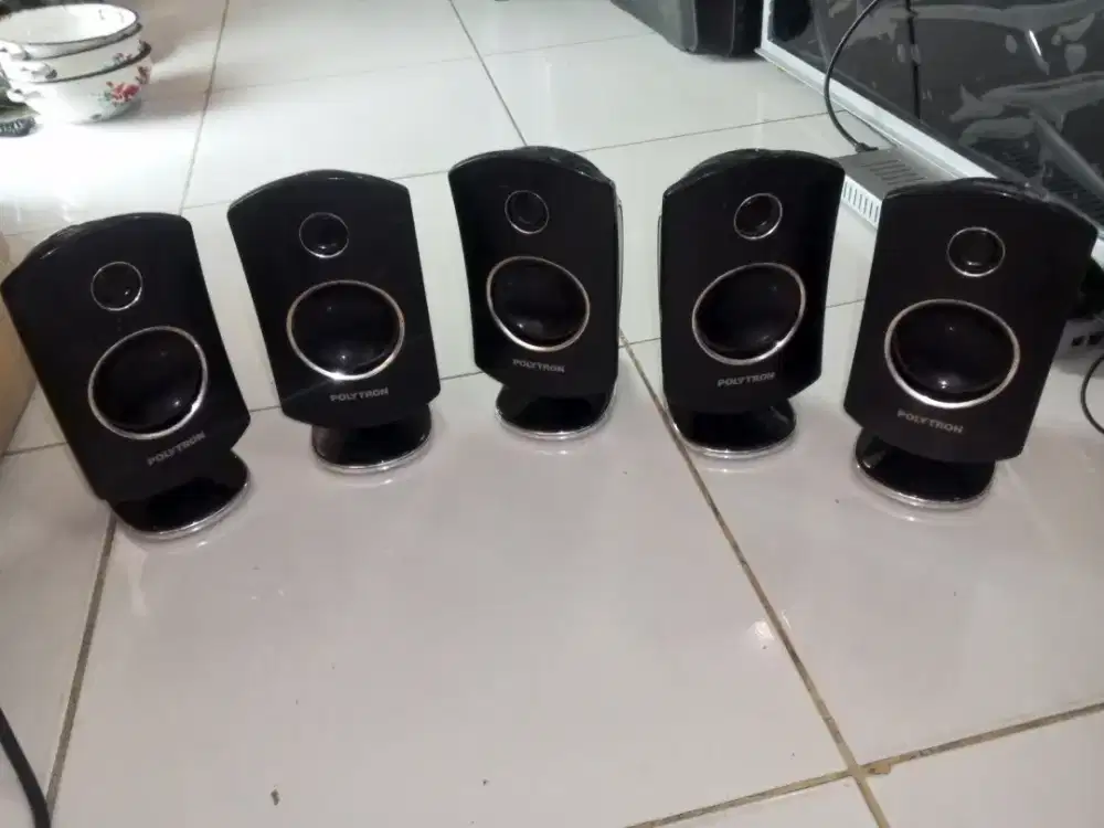 Speaker pasif polytron 5pc Rp.100rb ex home theatre