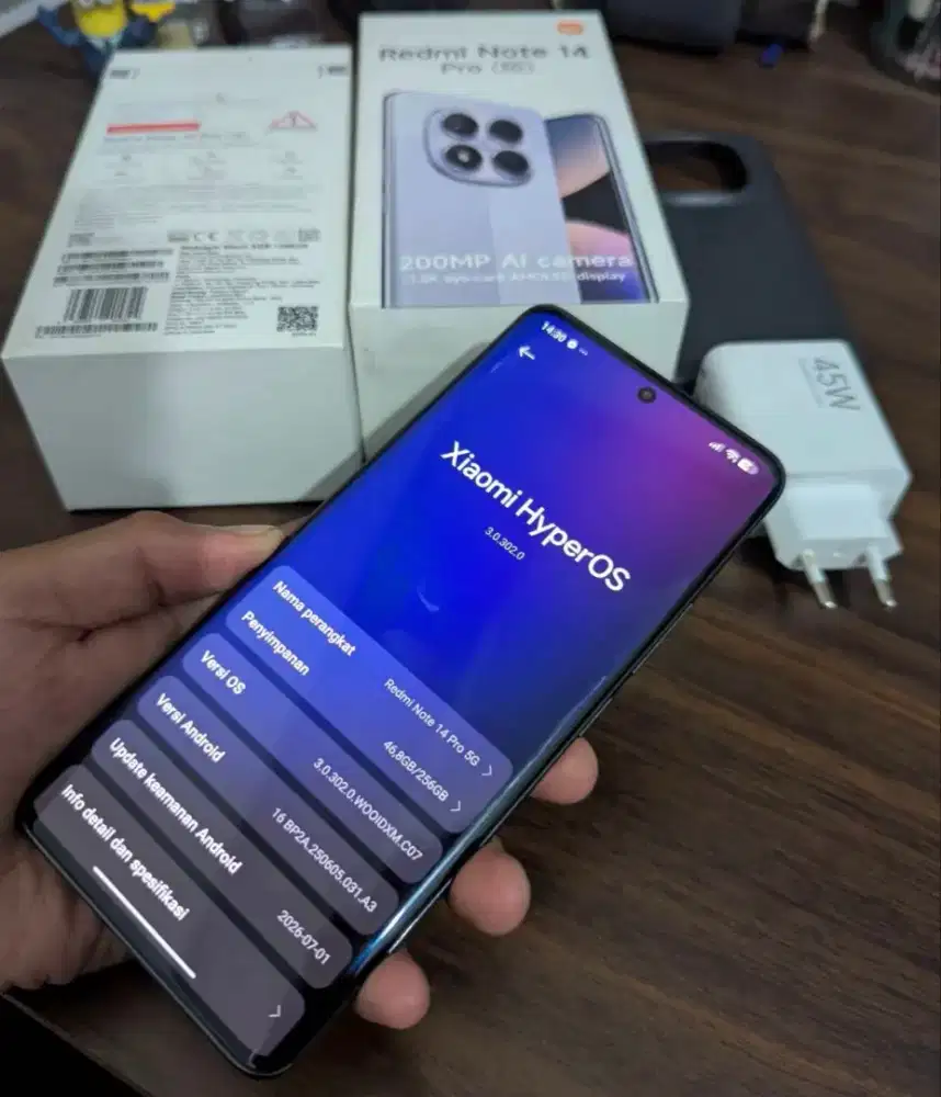 REDMI NOTE 14 PRO 5G
RAM 8/256 GB
FULLSET