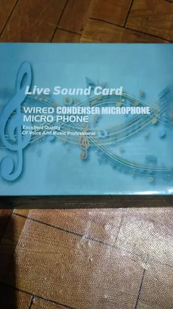 Soundcard condenser microphone