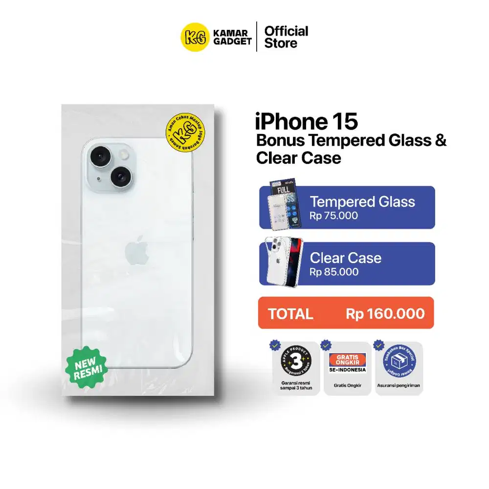 Apple iPhone 15 Garansi Resmi