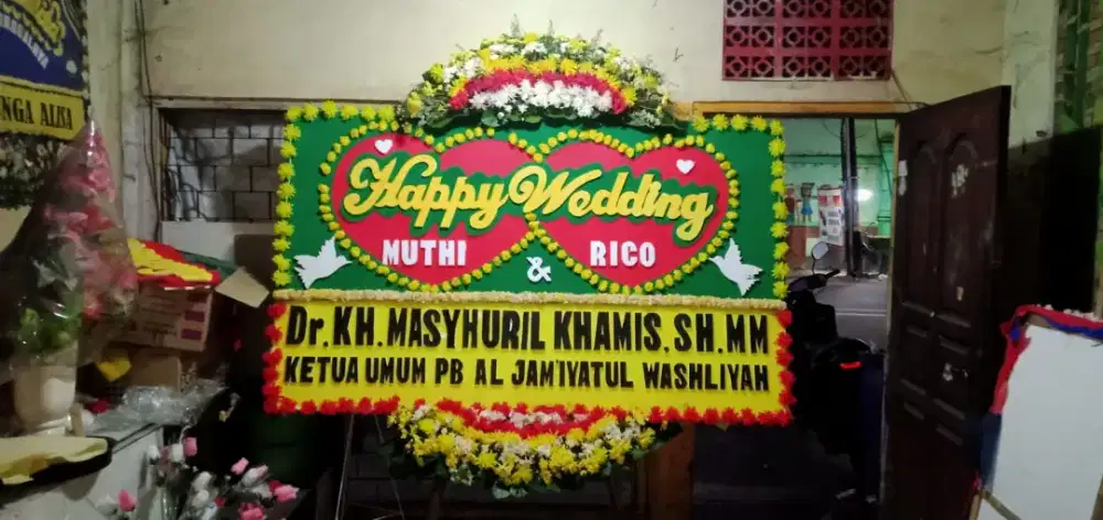 Karangan Bunga papan
