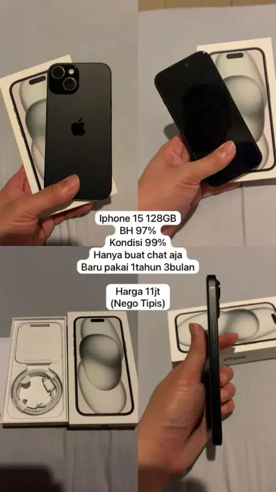 Iphone 15 Black - 128 GB
