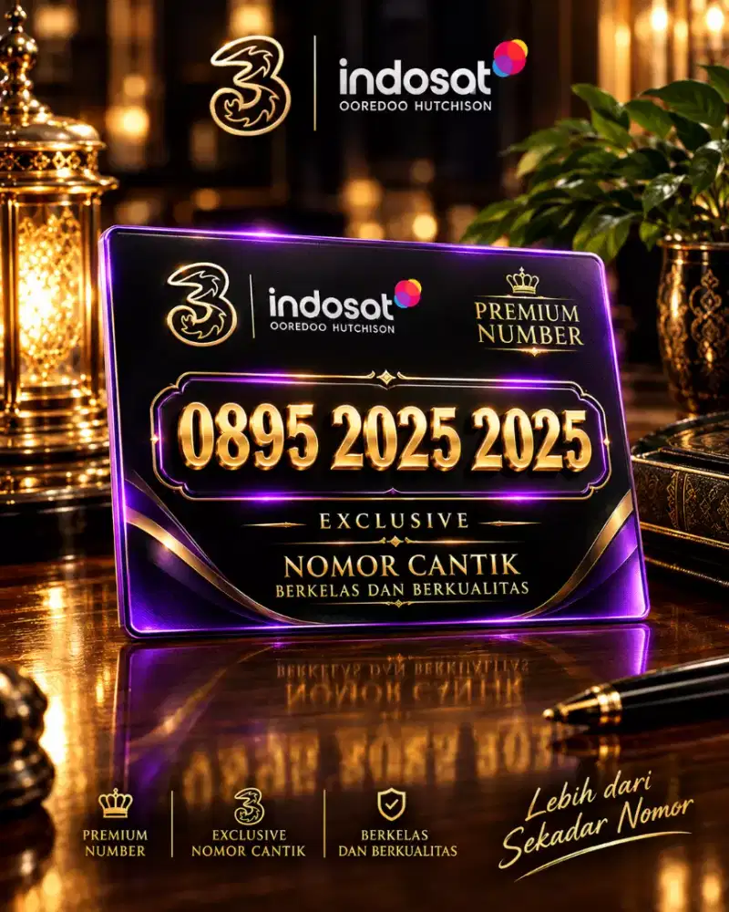 Premium Number Spesial Double Tahun Indosat Ooredoo Hutchison 2025