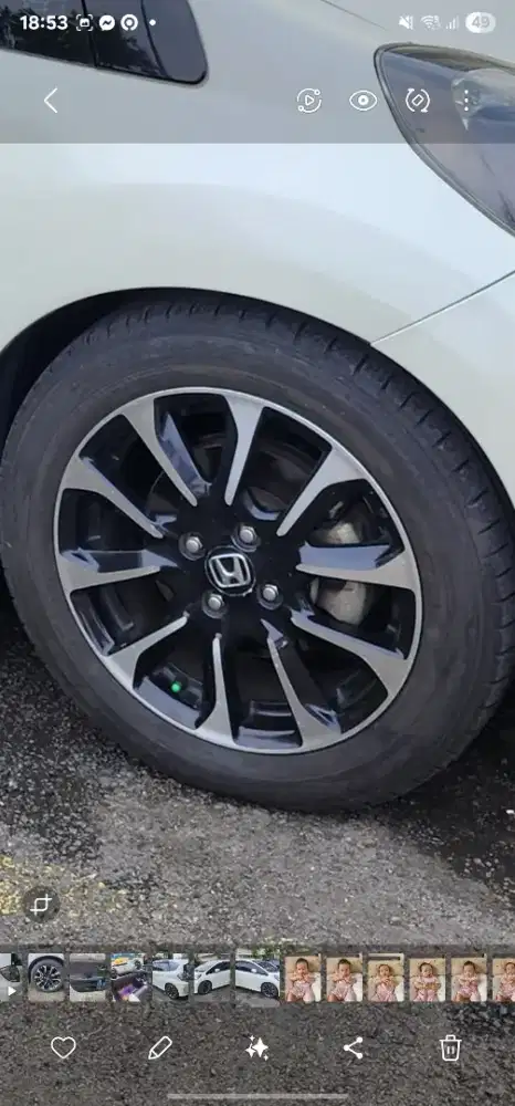Dijual velg jazz gk5 (original)