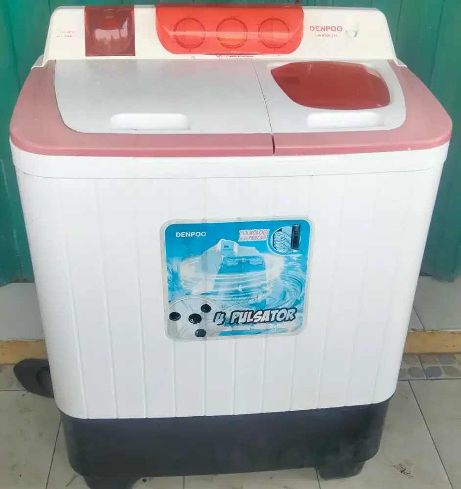 Denpoo mesin cuci 2tabung normal