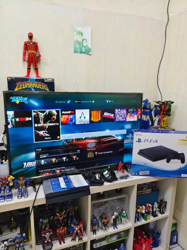 PS4 Slim 1TB Lengkap game banyak banget 200an Tag PS5 Pro Slim