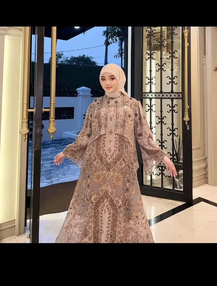 Dress shella saukia padang pasir , barang baru