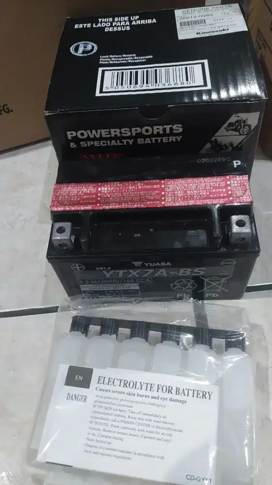 Battery(accu) KAWASAKI,