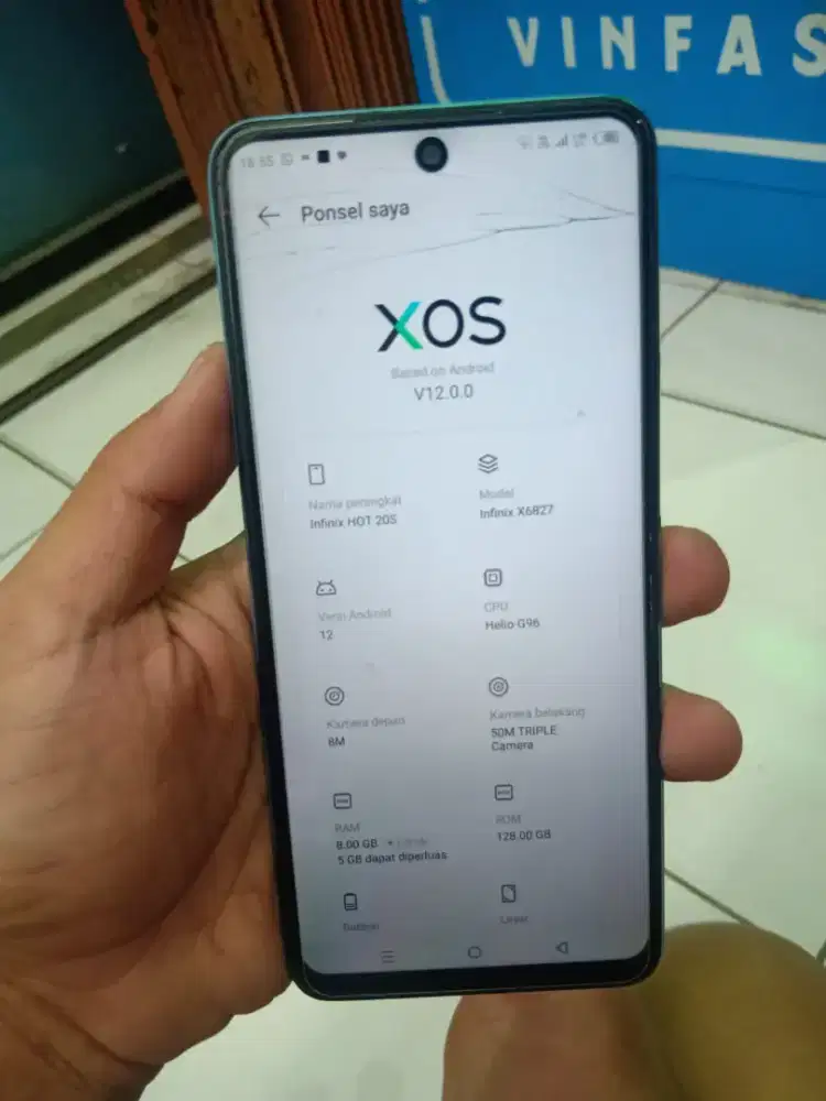 Infinix Hot 20s 8+5/128