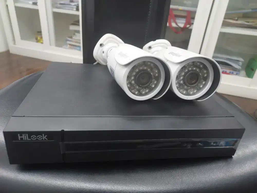 Paket Cctv indoor 2 unit & outdoor 2 unit 1 DVR