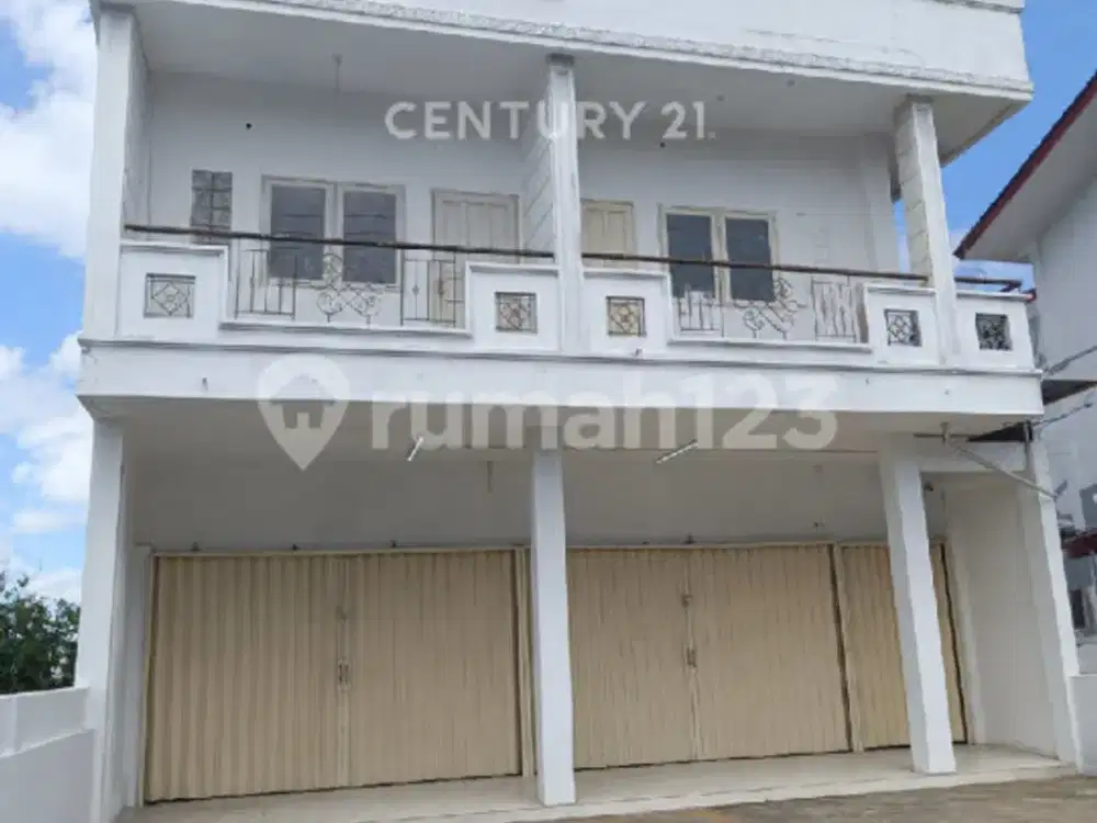 Ruko Siap Pakai Sudah Keramik Rapi, Lokasi Ramai Pontianak