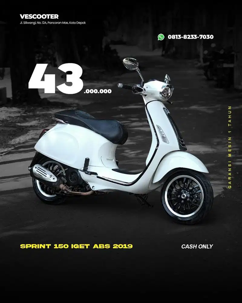 VESPA SPRINT 150 IGET ABS 2019