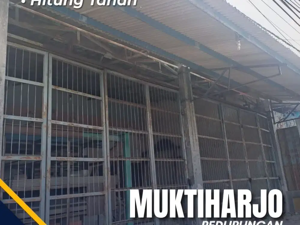 Rumah Hitung Tanah di Jalan raya Muktiharjo Semarang