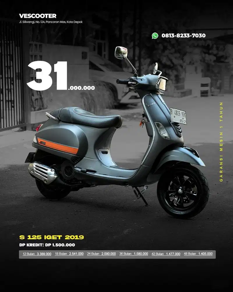 VESPA S 125 IGET 2019