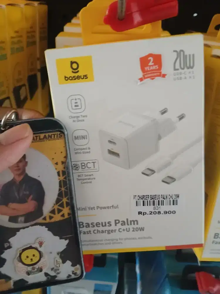 CHARGER BASEUS PALM C+U 20W
ATLANTIS DAHSYAT