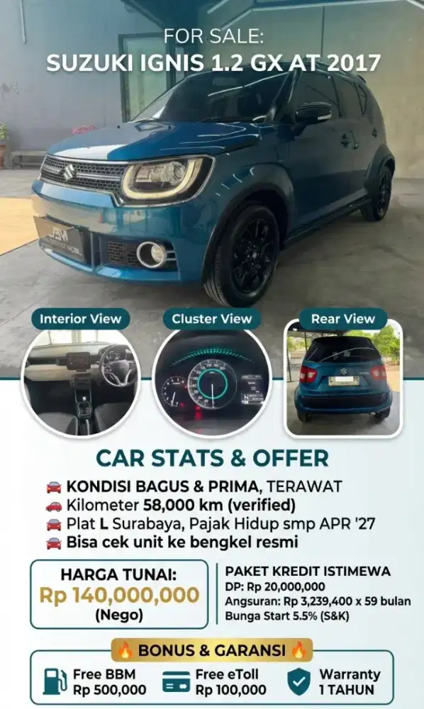 Suzuki IGNIS 1.2 GX AT 2017