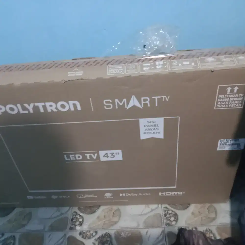 Tv polytron smart tv 43inc