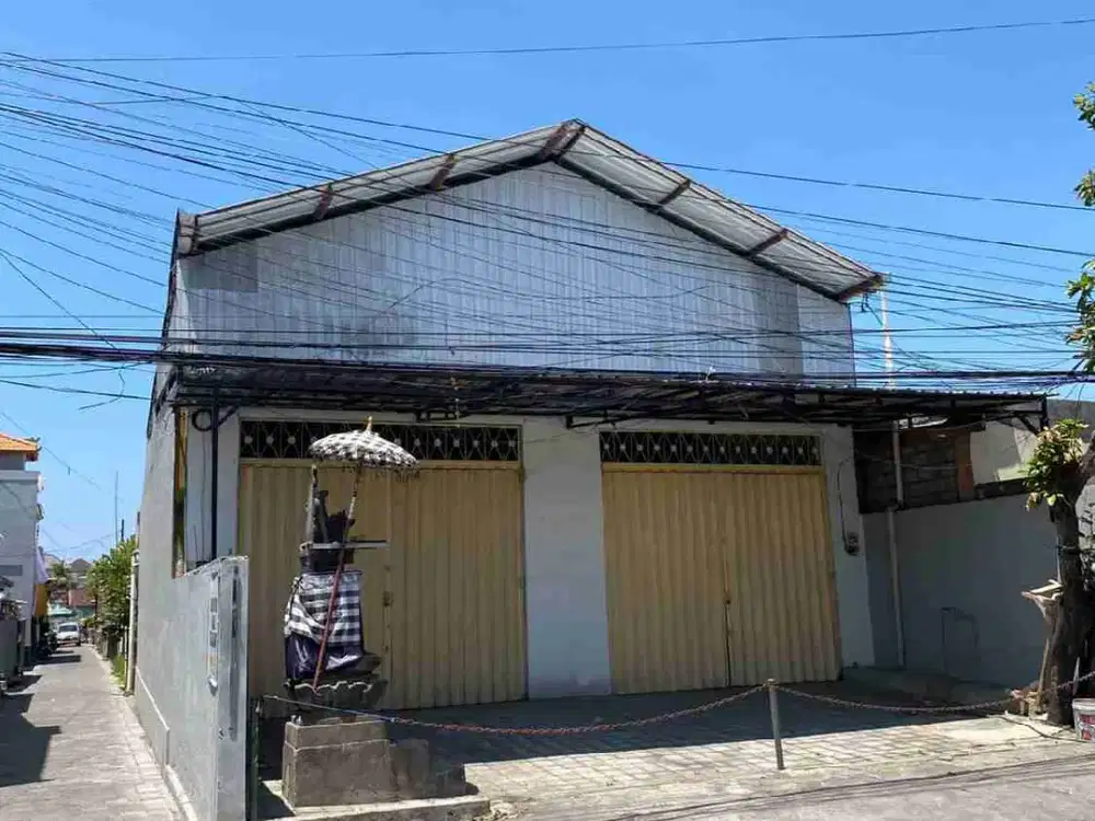 Jual Hitung tanah Luas 156m + Bangunan Gudang Jl Tukad Pancoran Denpasar
