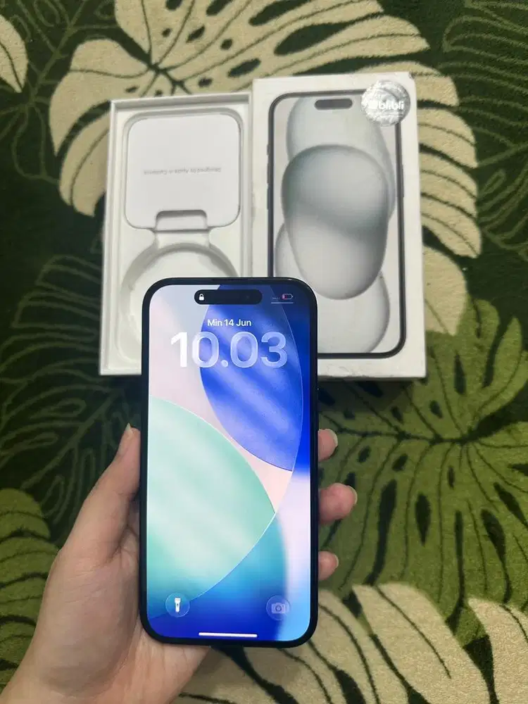 Iphone 15 128gb Black IBOX Mulus Fullset Ori