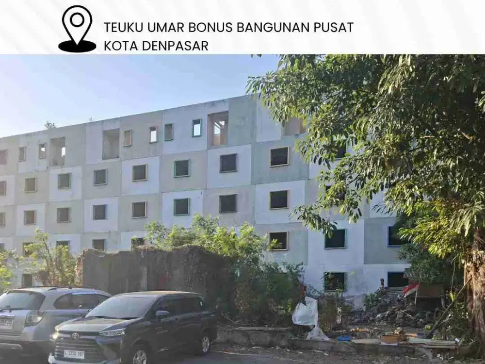 DIJUAL CEPAT TANAH DI TEUKU UMAR BONUS BANGUNAN PUSAT KOTA DENPASAR