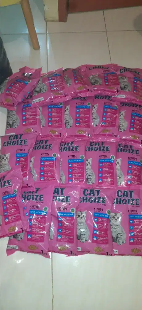 Makanan kucing catchoice tuna 1kg