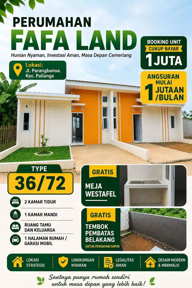 Rumah Subsidi Rasa Komersil