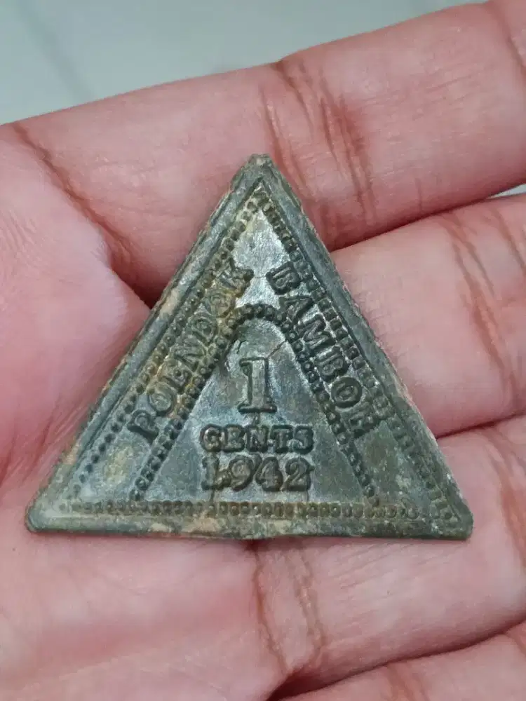 Uang Kuno Token Perkebunan Batavia Pendudukan Jepang 1942