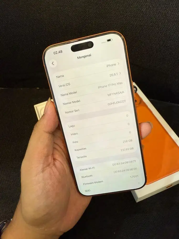Iphone 17 pro max 256 garansi panjang