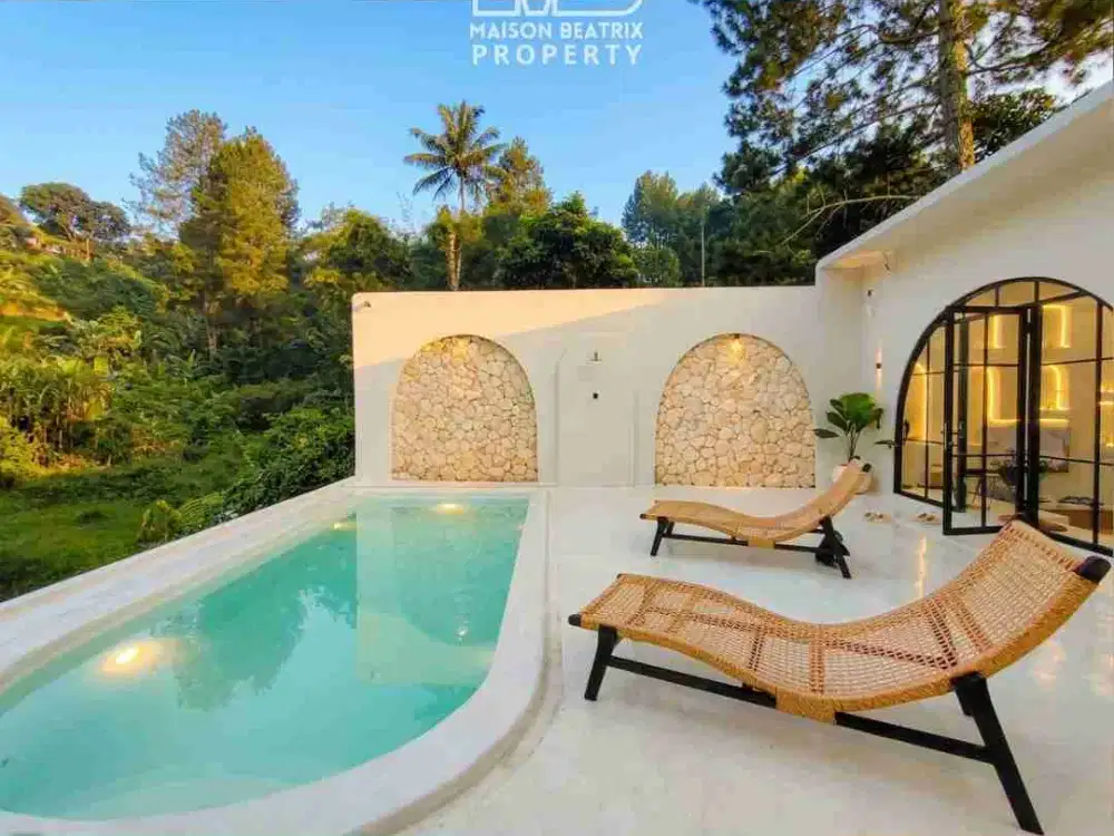 di jual villa cantik dan bagus di megamendung bogor