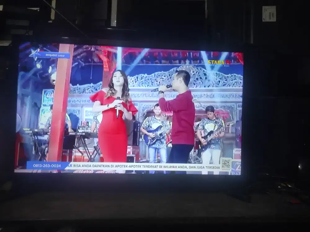 Televisi Polytron 32 inch masih pake STB semua normal dan mulus