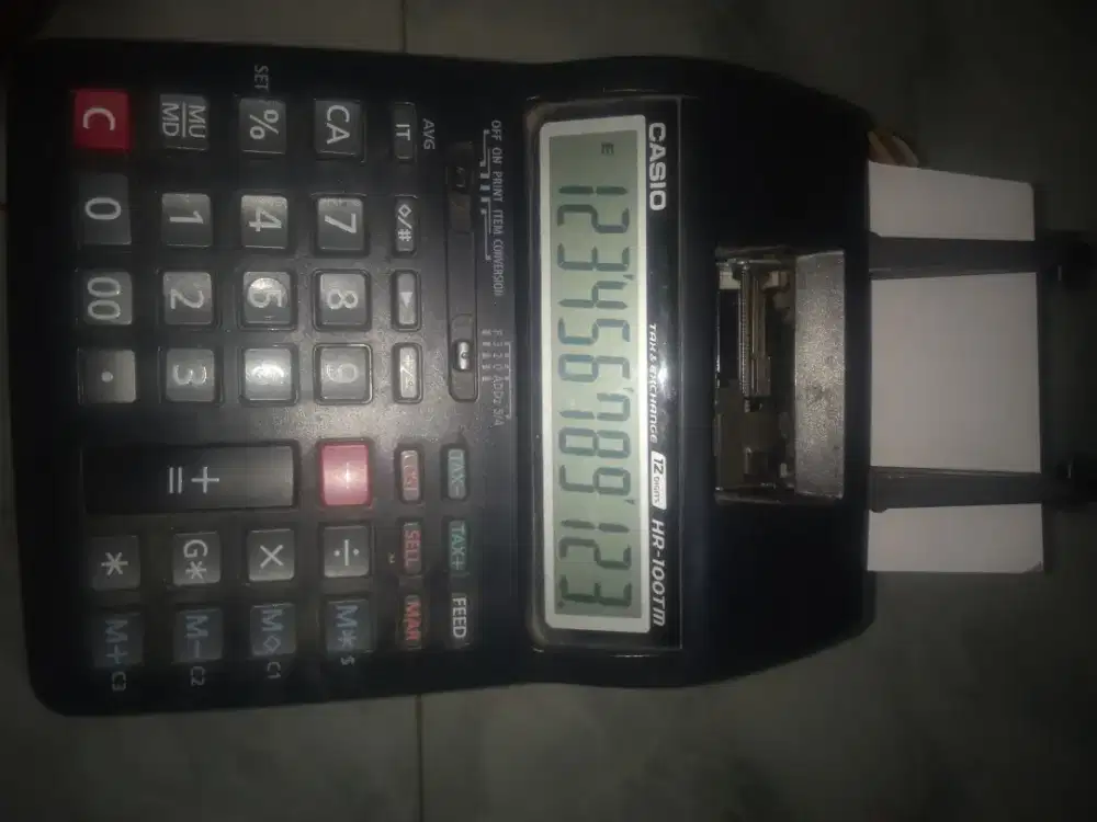 Calkulator casio HR100TM