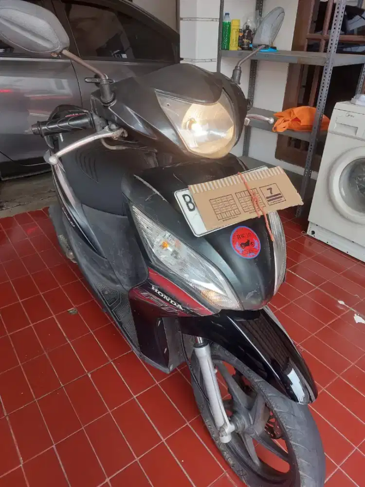 Dijual Honda Spacy th.2012 FI warna Hitam Pajak Hidup Surat lengkap