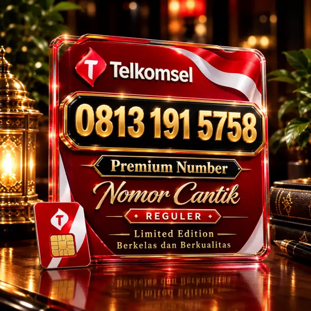 simPATI 11 Digit Telkomsel Premium Number Angka Hoki Filosofi 5758