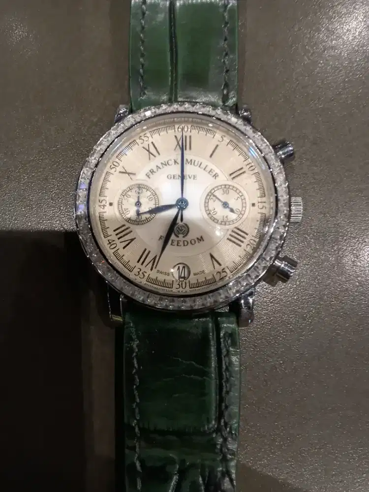Jam tangan cronometer frank m, bateray