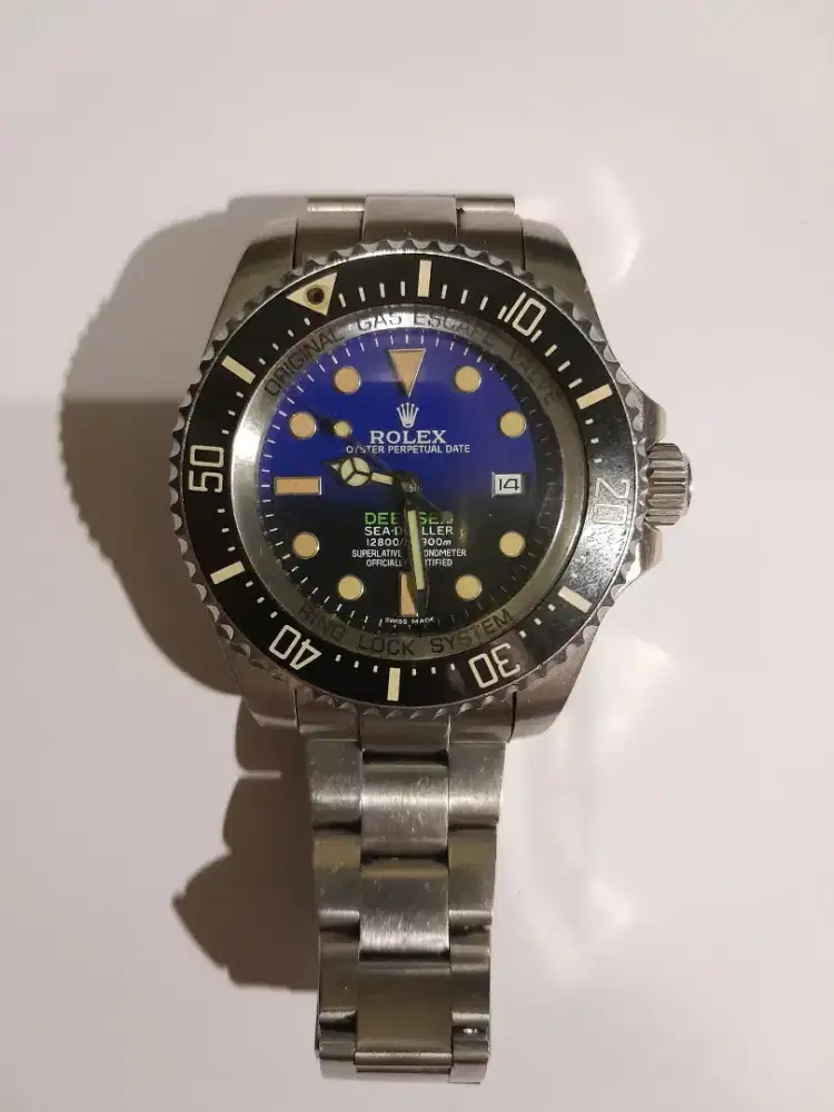 Jual jam tangan rolex deepsea sea dweller oyster perpretual date