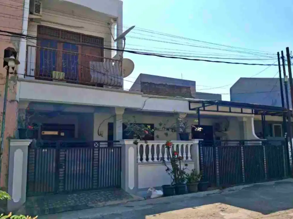 Rumah 2 Lantai siap huni bebas banjir harga murah di harapan jaya medan satria bekasi utara